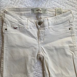 WHITE HOLLISTER Skinny Jeans!